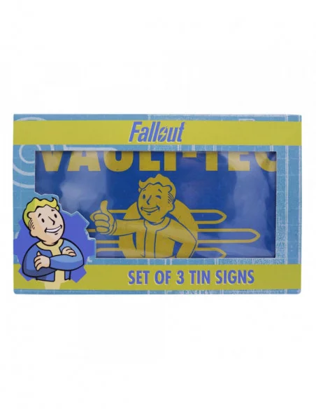 Fallout Set de 3 Placa de Chapa Brands Fallout Set de 3 Placa de Chapa Brands