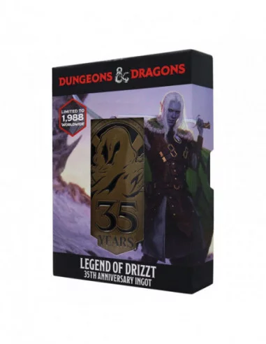 Dungeons & Dragons Lingote 35th Anniversary Legend of Drizzt Limited Edition