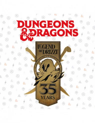 Dungeons & Dragons Lingote 35th Anniversary Legend of Drizzt Limited Edition