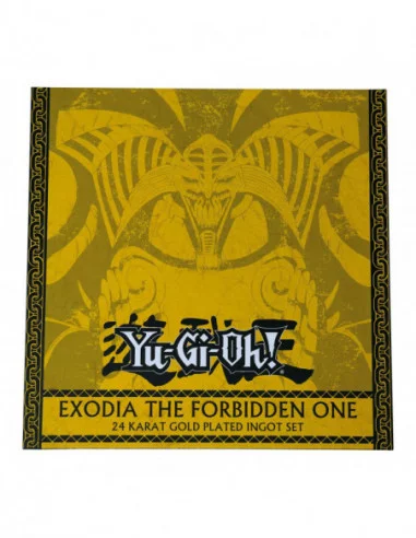 Yu-Gi-Oh! Lingotes Exodia the Forbidden One Limited Edition (bañado en oro)