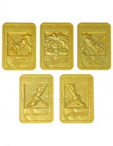 Yu-Gi-Oh! Lingotes Exodia the Forbidden One Limited Edition (bañado en oro)