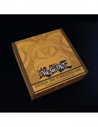 Yu-Gi-Oh! Lingotes Exodia the Forbidden One Limited Edition (bañado en oro)