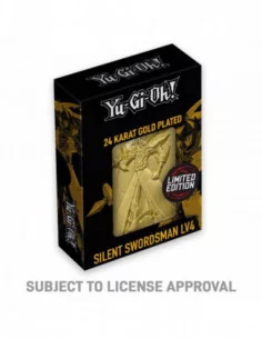Yu-Gi-Oh! Réplica Card The Silent Swordsman (bañado en oro) 2