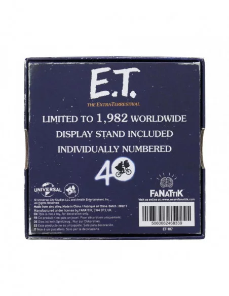 E.T., el extraterrestre Medallón E.T. 40th Anniversary Limited Edition Medallion E.T., el extraterrestre Medallón E.T. 40th Anniversary Limited Edition Medallion
