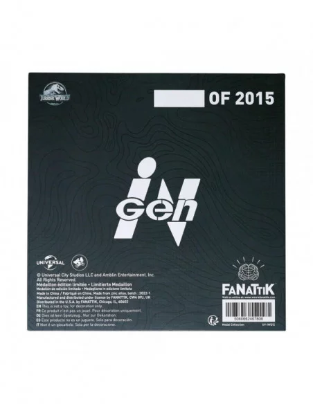 Jurassic World Pack de 3 Chapas Raptor Training Commendation Limited Edition Jurassic World Pack de 3 Chapas Raptor Training Commendation Limited Edition