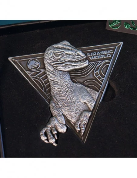 Jurassic World Pack de 3 Chapas Raptor Training Commendation Limited Edition Jurassic World Pack de 3 Chapas Raptor Training Commendation Limited Edition