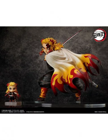 Demon Slayer: Kimetsu no Yaiba Estatua 1/4 Kyojuro Rengoku 42 cm