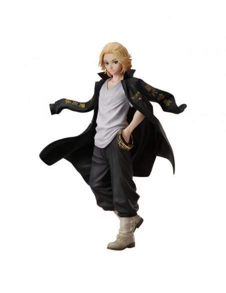 Tokyo Revengers Set de Estatua y Anillo PVC 1/8 Manjiro Sano 21 cm - talla de anillo 15