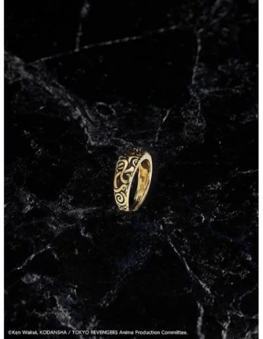 Tokyo Revengers Set de Estatua y Anillo PVC 1/8 Manjiro Sano 21 cm - talla de anillo 15