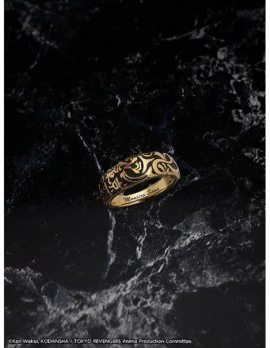 Tokyo Revengers Set de Estatua y Anillo PVC 1/8 Manjiro Sano 21 cm - talla de anillo 15