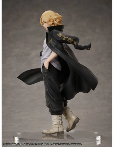 Tokyo Revengers Set de Estatua y Anillo PVC 1/8 Manjiro Sano 21 cm - talla de anillo 17