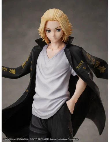 Tokyo Revengers Set de Estatua y Anillo PVC 1/8 Manjiro Sano 21 cm - talla de anillo 19