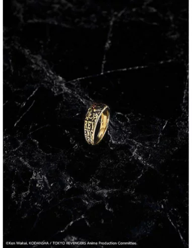 Tokyo Revengers Set de Estatua y Anillo PVC 1/8 Manjiro Sano 21 cm - talla de anillo 19