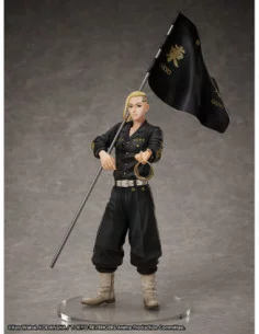 Tokyo Revengers Set de Estatua y Anillo PVC 1/8 Ken Ryuguji 30 cm - talla de anillo 13 2