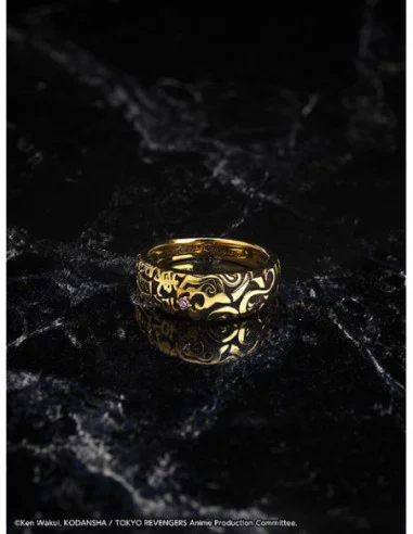 Tokyo Revengers Set de Estatua y Anillo PVC 1/8 Ken Ryuguji 30 cm - talla de anillo 13