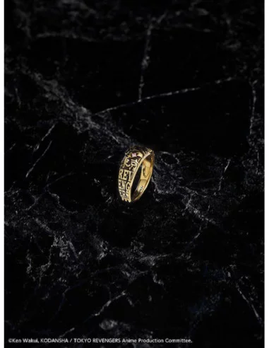 Tokyo Revengers Set de Estatua y Anillo PVC 1/8 Ken Ryuguji 30 cm - talla de anillo 17