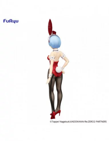Re:Zero Estatua PVC BiCute Bunnies Rem Red Color ver. 29 cm