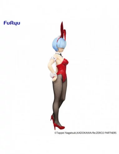 Re:Zero Estatua PVC BiCute Bunnies Rem Red Color ver. 29 cm