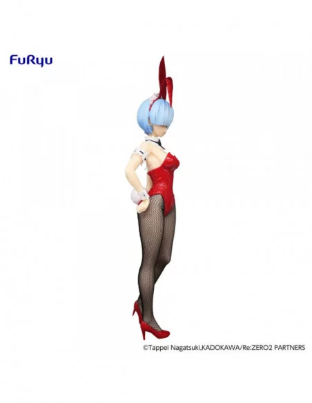 Re:Zero Estatua PVC BiCute Bunnies Rem Red Color ver. 29 cm