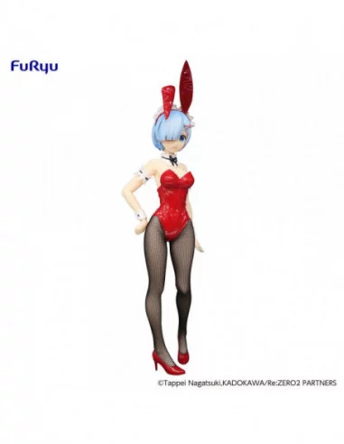 Re:Zero Estatua PVC BiCute Bunnies Rem Red Color ver. 29 cm