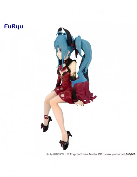 Hatsune Miku Estatua PVC Noodle Stopper Hatsune Miku Villain Red Color ver. 16 cm