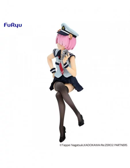 Re:Zero Starting Life in Another World Noodle Stopper Estatua PVC Ram Police Officer Cap with Dog Ears 16 cm Re:Zero Starting Life in Another World Noodle Stopper Estatua PVC Ram Police Officer Cap with Dog Ears 16 cm