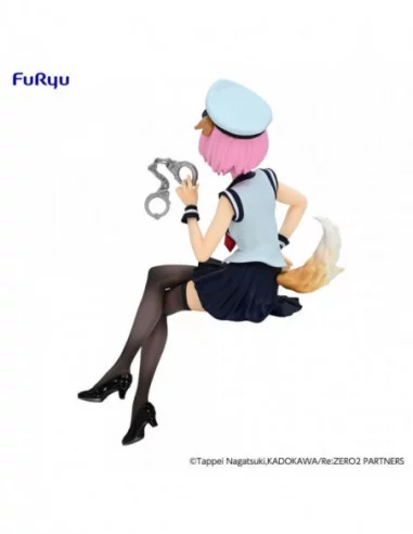Re:Zero Starting Life in Another World Noodle Stopper Estatua PVC Ram Police Officer Cap with Dog Ears 16 cm