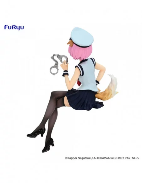 Re:Zero Starting Life in Another World Noodle Stopper Estatua PVC Ram Police Officer Cap with Dog Ears 16 cm Re:Zero Starting Life in Another World Noodle Stopper Estatua PVC Ram Police Officer Cap with Dog Ears 16 cm