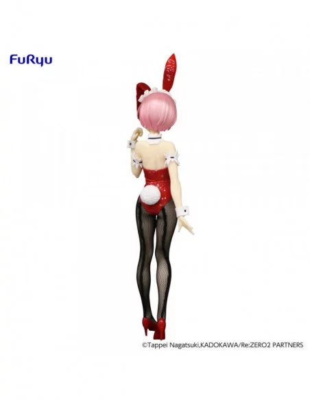 Re:Zero Estatua PVC BiCute Bunnies Ram Red Color Ver. 29 cm