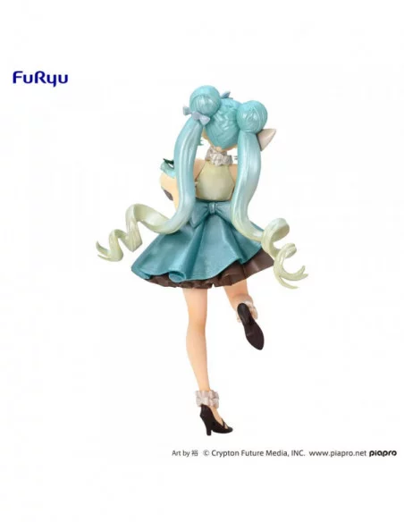 Hatsune Miku Estatua PVC Hatsune Miku Chocolate Mint Pearl Color 17 cm Hatsune Miku Estatua PVC Hatsune Miku Chocolate Mint Pearl Color 17 cm