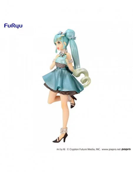 Hatsune Miku Estatua PVC Hatsune Miku Chocolate Mint Pearl Color 17 cm Hatsune Miku Estatua PVC Hatsune Miku Chocolate Mint Pearl Color 17 cm