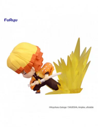 Demon Slayer: Kimetsu no Yaiba Estatua PVC Hold Agatsuka Zenitsu 7 cm