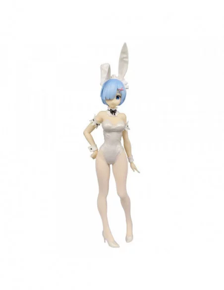 Re:Zero Estatua PVC BiCute Bunnies Rem White Pearl Color Ver. 30 cm