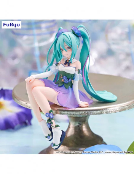 Hatsune Miku Estatua PVC Noodle Stopper Miku Flower Fairy Morning Glory 14 cm