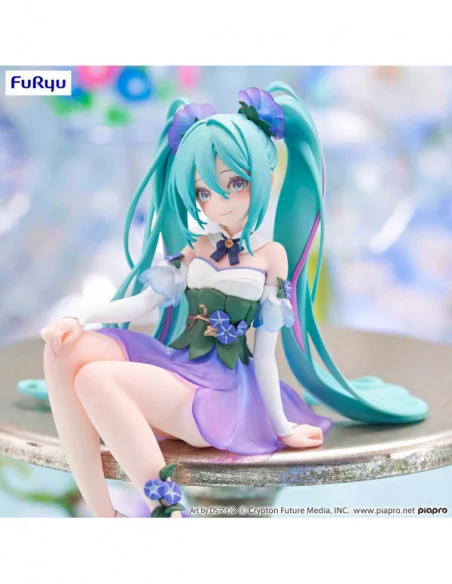 Hatsune Miku Estatua PVC Noodle Stopper Miku Flower Fairy Morning Glory 14 cm