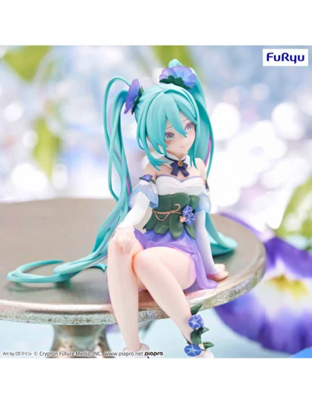Hatsune Miku Estatua PVC Noodle Stopper Miku Flower Fairy Morning Glory 14 cm