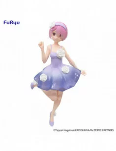 Re:Zero Estatua PVC Trio-Try-iT Bunnies Ram Flower Dress 21 cm 2