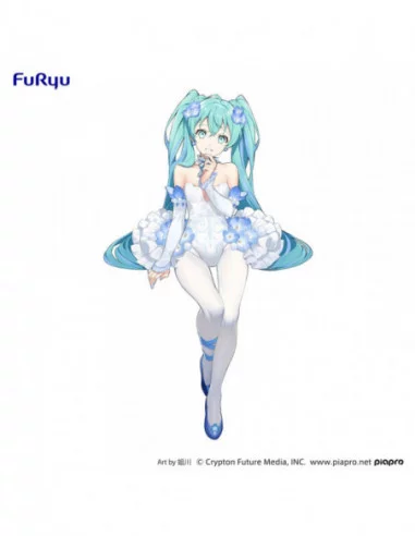 Hatsune Miku Estatua PVC Noodle Stopper Miku Flower Fairy Nemophila 15 cm