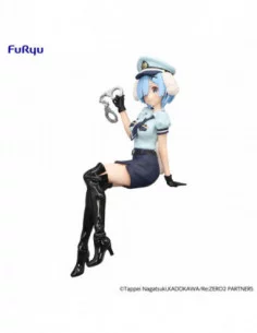 Re:Zero Starting Life in Another World Estatua PVC Noodle Stopper Rem Police Officer Cap with Dog Ears 14 cm 2