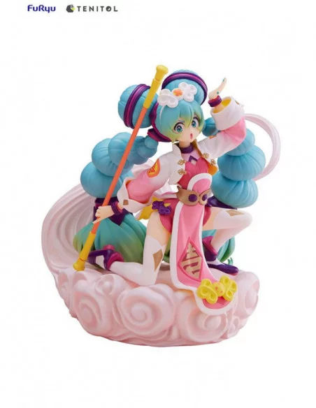 Hatsune Miku Estatua PVC Tenitol Hatsune Miku China Ver. 14 cm