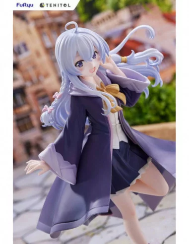 Majo no Tabitabi Estatua PVC Tenitol Elaina 22 cm