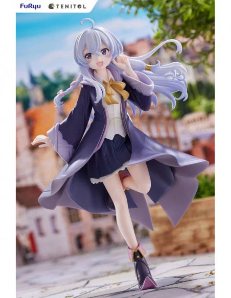 Majo no Tabitabi Estatua PVC Tenitol Elaina 22 cm