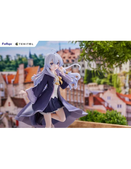 Majo no Tabitabi Estatua PVC Tenitol Elaina 22 cm