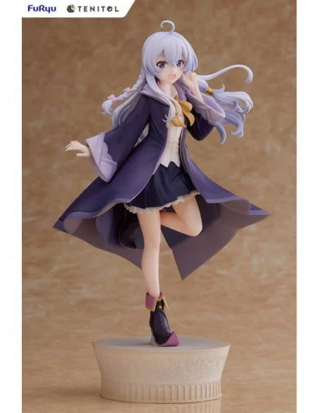 Majo no Tabitabi Estatua PVC Tenitol Elaina 22 cm