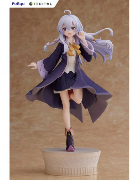 Majo no Tabitabi Estatua PVC Tenitol Elaina 22 cm