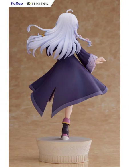 Majo no Tabitabi Estatua PVC Tenitol Elaina 22 cm