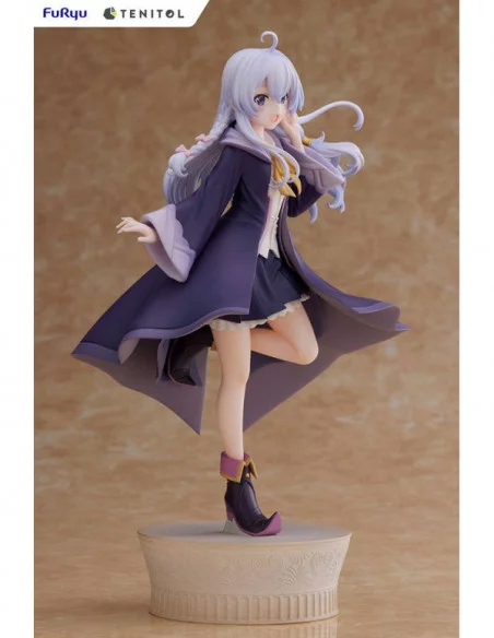 Majo no Tabitabi Estatua PVC Tenitol Elaina 22 cm