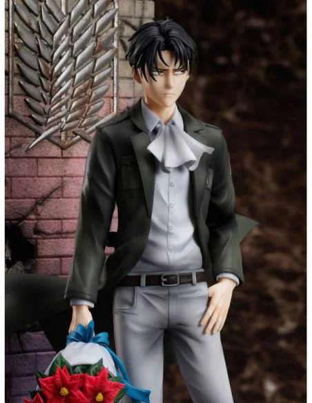 Attack on Titan The Final Season PVC Statue 1/7 Levi Birthday 30 cm Attack on Titan The Final Season PVC Statue 1/7 Levi Birthday 30 cm