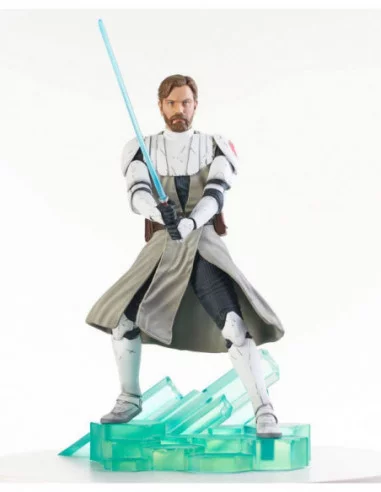 Star Wars The Clone Wars Estatua Premier Collection 1/7 Obi-Wan Kenobi 27 cm