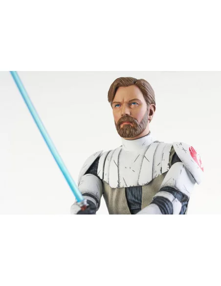 Star Wars The Clone Wars Estatua Premier Collection 1/7 Obi-Wan Kenobi 27 cm